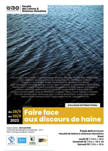 Lire la suite à propos de l’article Colloque international « Faire face aux discours de haine »
